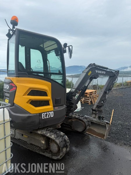 2019 Volvo EC27 GRAVEMASKIN - Mini excavator: picture 2 2019 Volvo EC27 GRAVEMASKIN - Mini excavator: picture 2