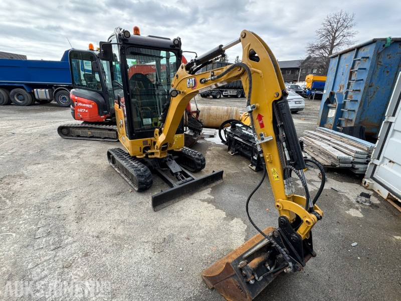 2020 Cat 301.8 Minigraver - 600T - Hyd. Skuffe - Skjær - Excavator: picture 3 2020 Cat 301.8 Minigraver - 600T - Hyd. Skuffe - Skjær - Excavator: picture 3