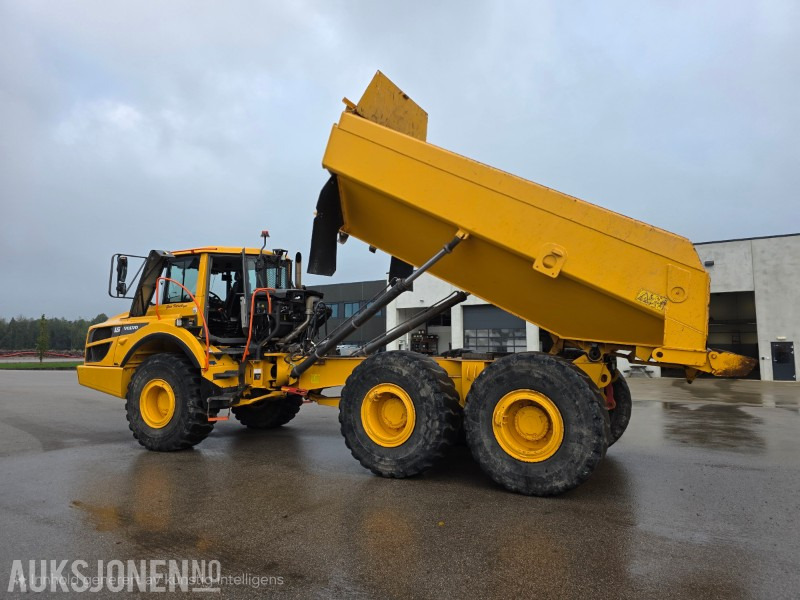 2021 Volvo A25G Dumper - Servicehistorikk - Sentralsmøring - 234kW - 22700kg - 3337 arbeidstimer - Dumper: picture 3 2021 Volvo A25G Dumper - Servicehistorikk - Sentralsmøring - 234kW - 22700kg - 3337 arbeidstimer - Dumper: picture 3