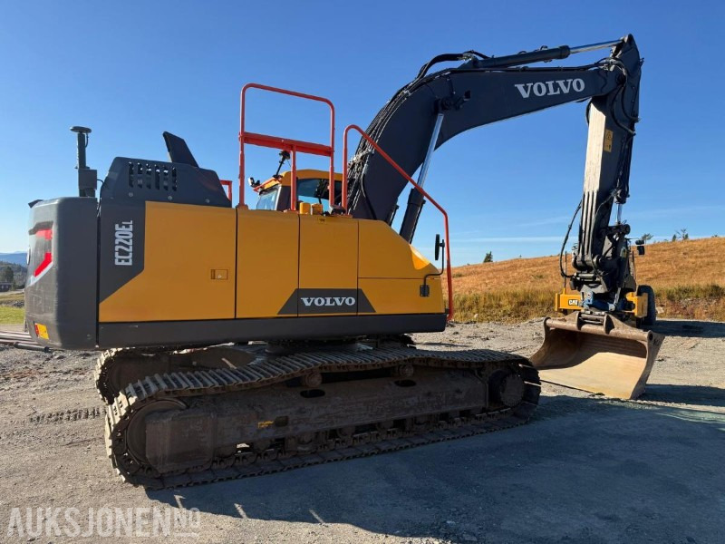 2022 Volvo EC220EL BELTEGRAVER ROTOTILT SERVICEHISTORIKK - Excavator: picture 5 2022 Volvo EC220EL BELTEGRAVER ROTOTILT SERVICEHISTORIKK - Excavator: picture 5