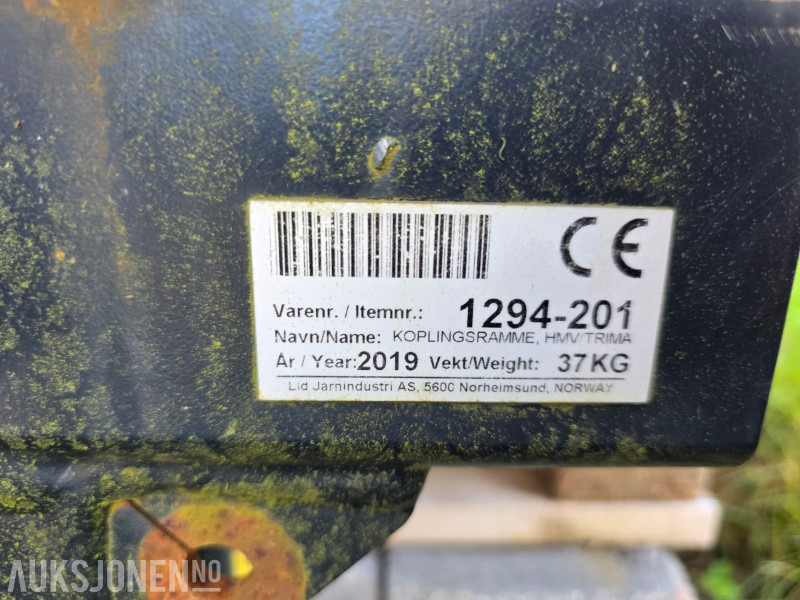 2019 Dalen pallegafler med Standard koplingsramme / 1 m (110 cm lengde på pallegafler) - Attachment for Construction machinery: picture 3 2019 Dalen pallegafler med Standard koplingsramme / 1 m (110 cm lengde på pallegafler) - Attachment for Construction machinery: picture 3
