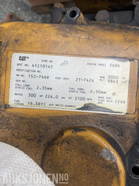 Cat 980 motor 3406 - Construction equipment: picture 5 Cat 980 motor 3406 - Construction equipment: picture 5