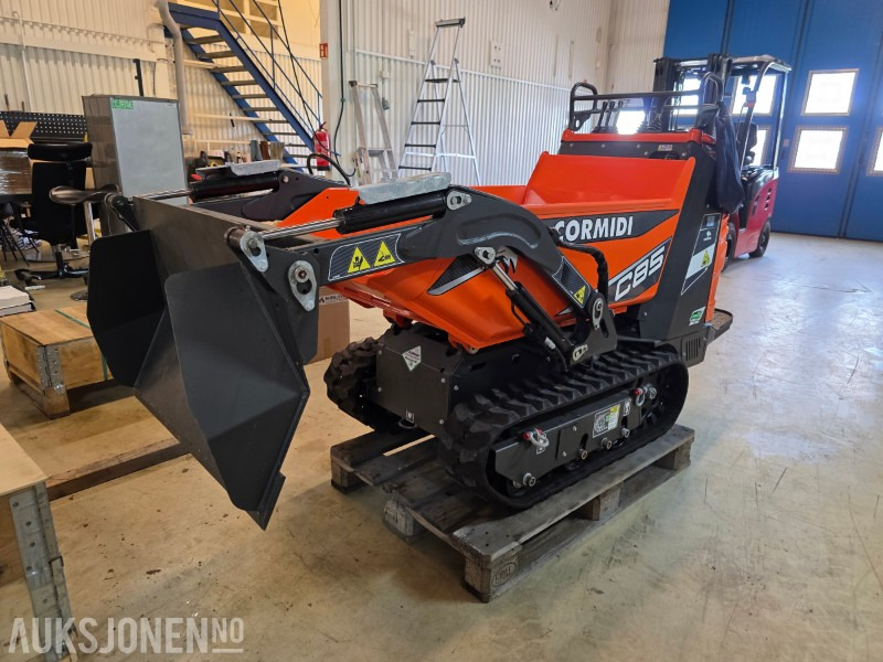 Cormidi C85 elektrisk belte dumper/mini dumper med front laste - Dumper: picture 1 Cormidi C85 elektrisk belte dumper/mini dumper med front laste - Dumper: picture 1