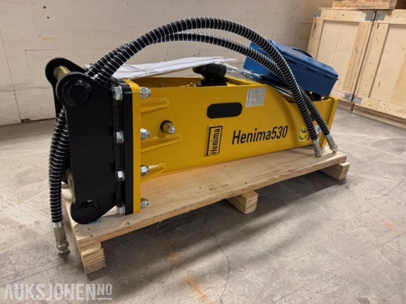 NY HENIMA PIGGHAMMER TIL 2,5-4,5 TONNS GRAVEMASKIN S40 - Hydraulic hammer for Construction machinery: picture 3 NY HENIMA PIGGHAMMER TIL 2,5-4,5 TONNS GRAVEMASKIN S40 - Hydraulic hammer for Construction machinery: picture 3