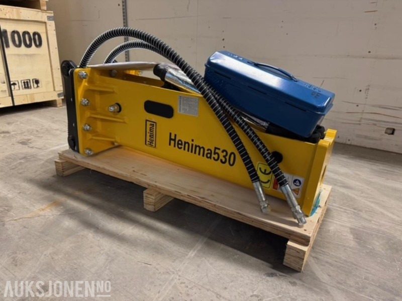 NY HENIMA PIGGHAMMER TIL 2,5-4,5 TONNS GRAVEMASKIN S40 - Hydraulic hammer for Construction machinery: picture 2 NY HENIMA PIGGHAMMER TIL 2,5-4,5 TONNS GRAVEMASKIN S40 - Hydraulic hammer for Construction machinery: picture 2