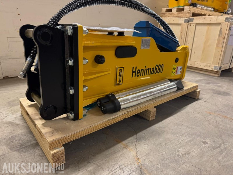 NY HENIMA PIGGHAMMER TIL 4-7 TONNS GRAVEMASKIN S40 M/GARANTI - Hydraulic hammer: picture 2 NY HENIMA PIGGHAMMER TIL 4-7 TONNS GRAVEMASKIN S40 M/GARANTI - Hydraulic hammer: picture 2