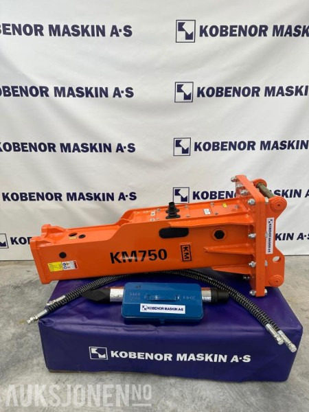 NY KM 750 Pigghammer s40/s50 CE merket FABRIKKGARANTI - Hydraulic hammer: picture 1 NY KM 750 Pigghammer s40/s50 CE merket FABRIKKGARANTI - Hydraulic hammer: picture 1