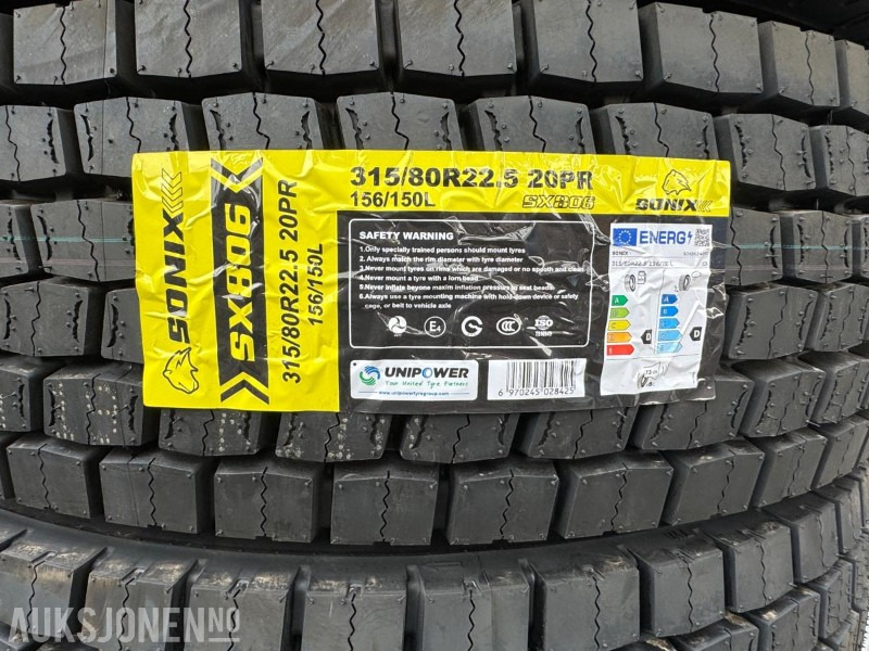 2025 Sonix lastebildekk / M+S / 315/80R22.5 - Truck: picture 4 2025 Sonix lastebildekk / M+S / 315/80R22.5 - Truck: picture 4