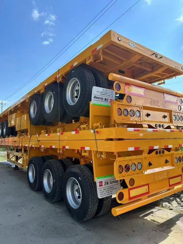 ZHICHENG Semi Flat Bed New or Used Low Bed in Length 8m,10,12m, 14m, 16m - Low loader semi-trailer: picture 1 ZHICHENG Semi Flat Bed New or Used Low Bed in Length 8m,10,12m, 14m, 16m - Low loader semi-trailer: picture 1