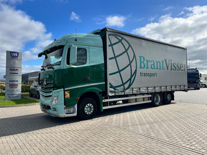 Mercedes-Benz Actros 2745 6x2 bakwagen Schuifzeilen - Curtainsider truck: picture 1 Mercedes-Benz Actros 2745 6x2 bakwagen Schuifzeilen - Curtainsider truck: picture 1