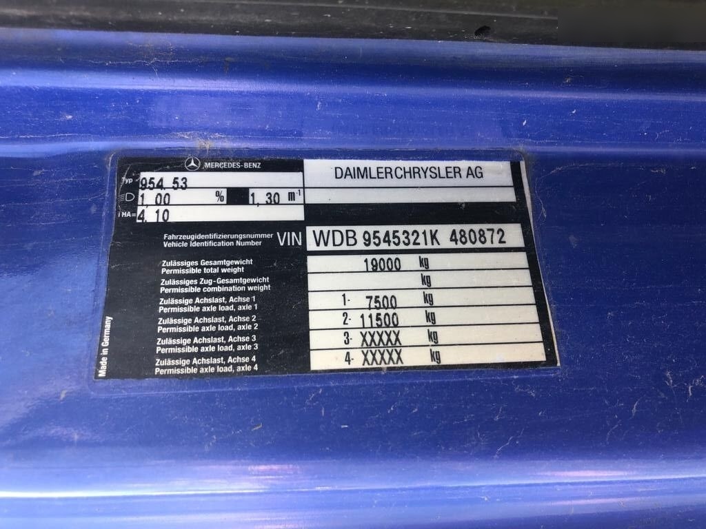 Cab chassis truck Mercedes-Benz Atego: picture 7 Cab chassis truck Mercedes-Benz Atego: picture 7