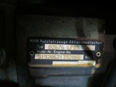 MAN D2676 LF05 MAN TGA, TGS, TGX - Engine for Truck: picture 4 MAN D2676 LF05 MAN TGA, TGS, TGX - Engine for Truck: picture 4