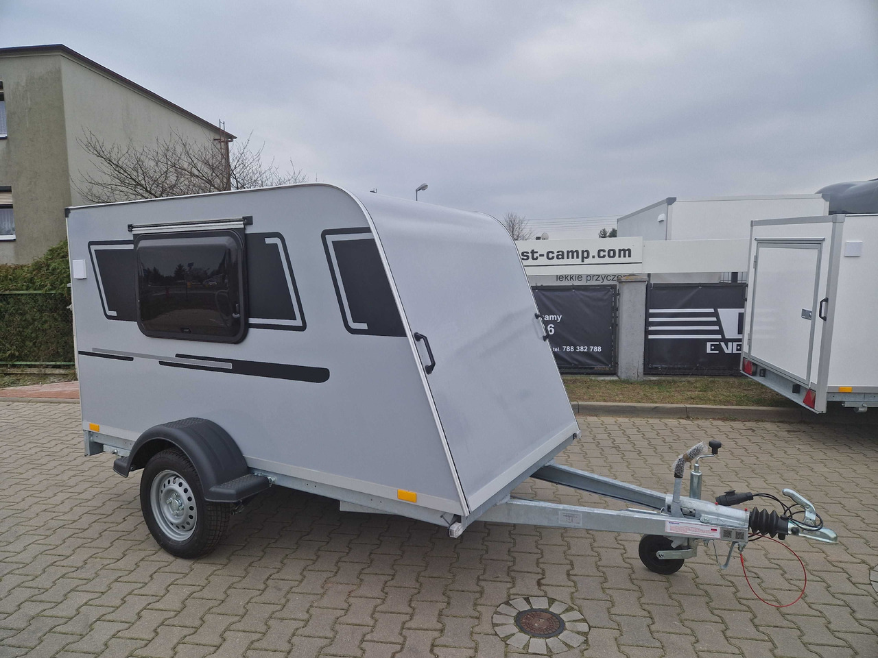 Microcamp mini przyczepa kempingowa transportowa teardrop - Car trailer: picture 1 Microcamp mini przyczepa kempingowa transportowa teardrop - Car trailer: picture 1