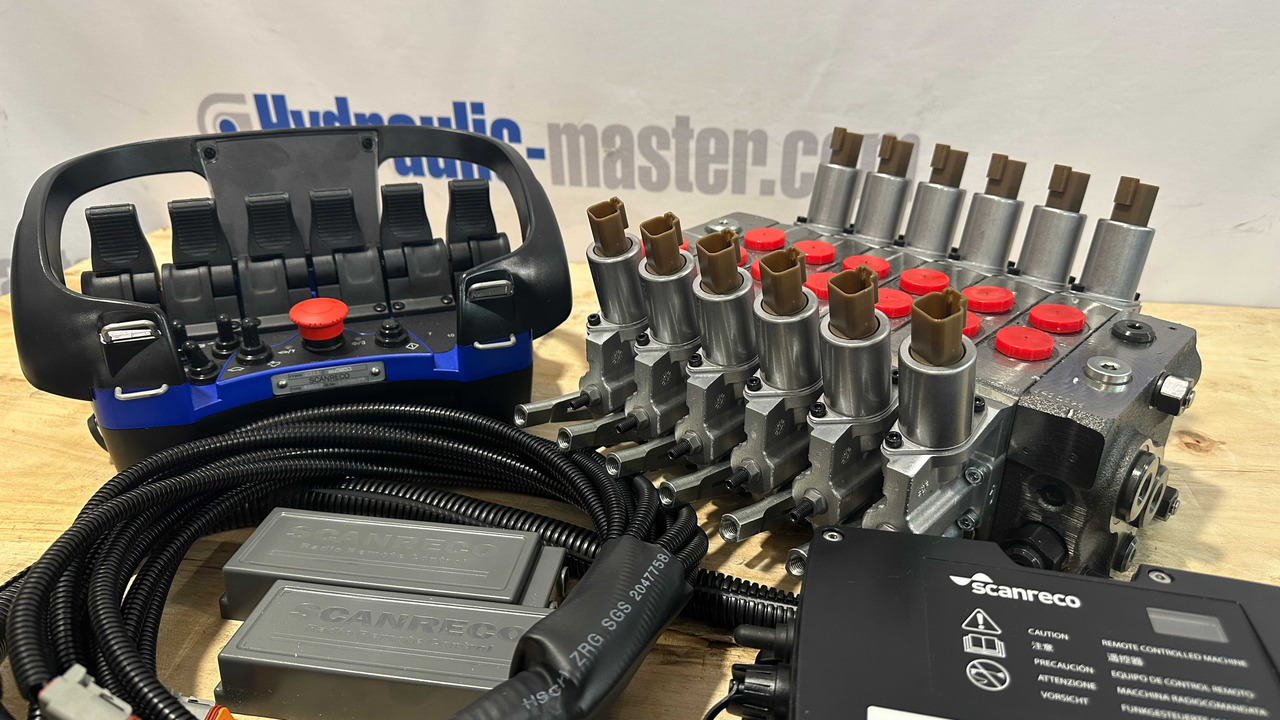 Forestry equipment Proportional Valve Walvoil DPX100 with Control Scanreco RC400 and JP Joysticks PWM for Palfinger, Kubota, Kesla: picture 18