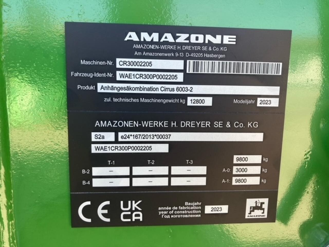 Amazone CIRRIUS 6003 AKTION - Combine seed drill: picture 5 Amazone CIRRIUS 6003 AKTION - Combine seed drill: picture 5