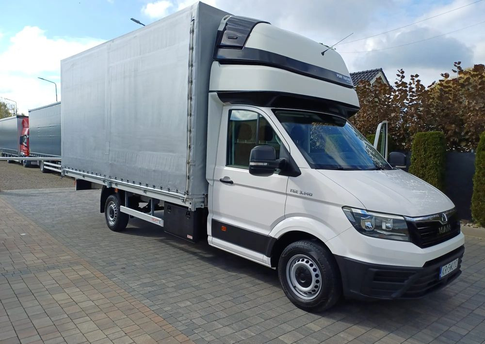 MAN TGE 10 PALET zaw.poduszki 2021r EURO 6 - Curtain side van: picture 1 MAN TGE 10 PALET zaw.poduszki 2021r EURO 6 - Curtain side van: picture 1