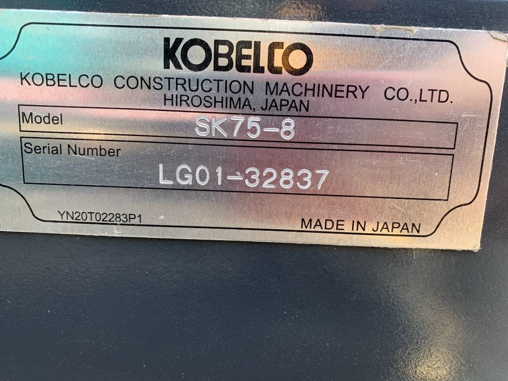 Kobelco SK 75 - Crawler excavator: picture 4 Kobelco SK 75 - Crawler excavator: picture 4