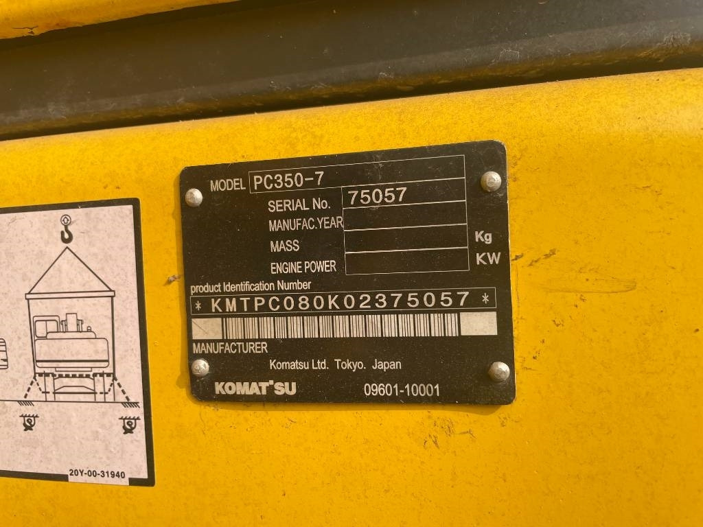 Komatsu PC 350 - Crawler excavator: picture 4 Komatsu PC 350 - Crawler excavator: picture 4