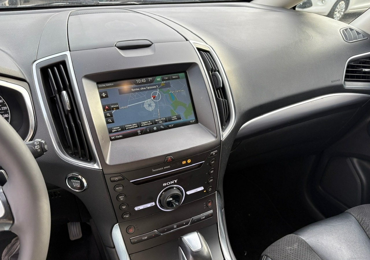 Car Ford Galaxy V 2.0Tdci 180KM Automat Titanium+ 7osobowy Navi LED Asystent Nagłośnie: picture 20