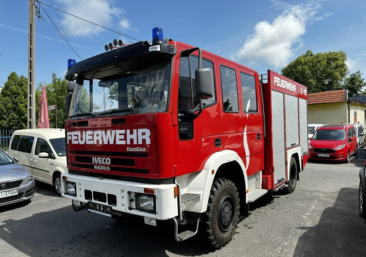 Fire truck Iveco Inny Iveco Iveco Magirus FF95E Straż Pożarna Gaśnicza 4X4 Metz 96 jak Nowa: picture 8
