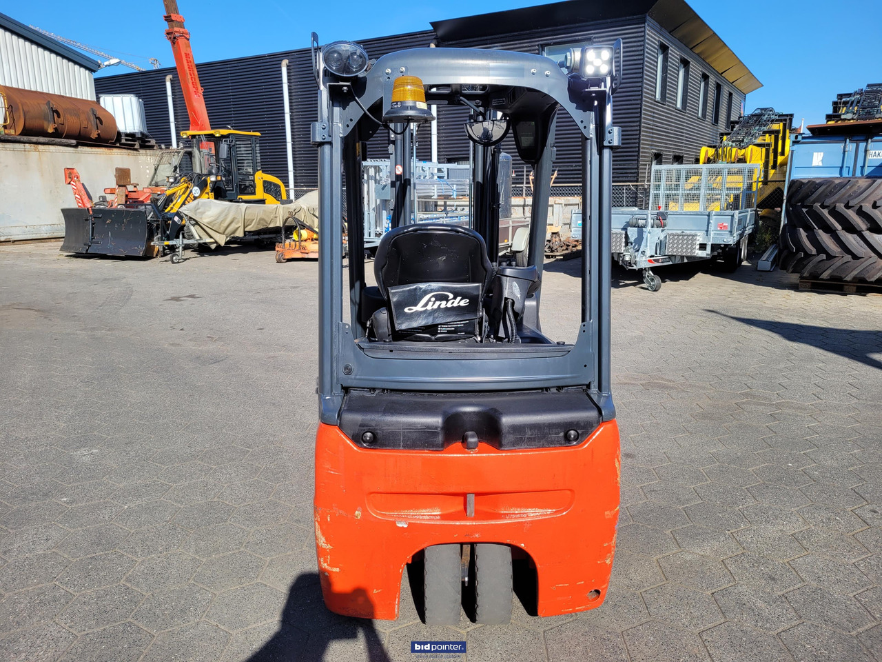 Linde E 16 -02 elektrische heftruck 3 delige mast - Electric forklift: picture 4 Linde E 16 -02 elektrische heftruck 3 delige mast - Electric forklift: picture 4