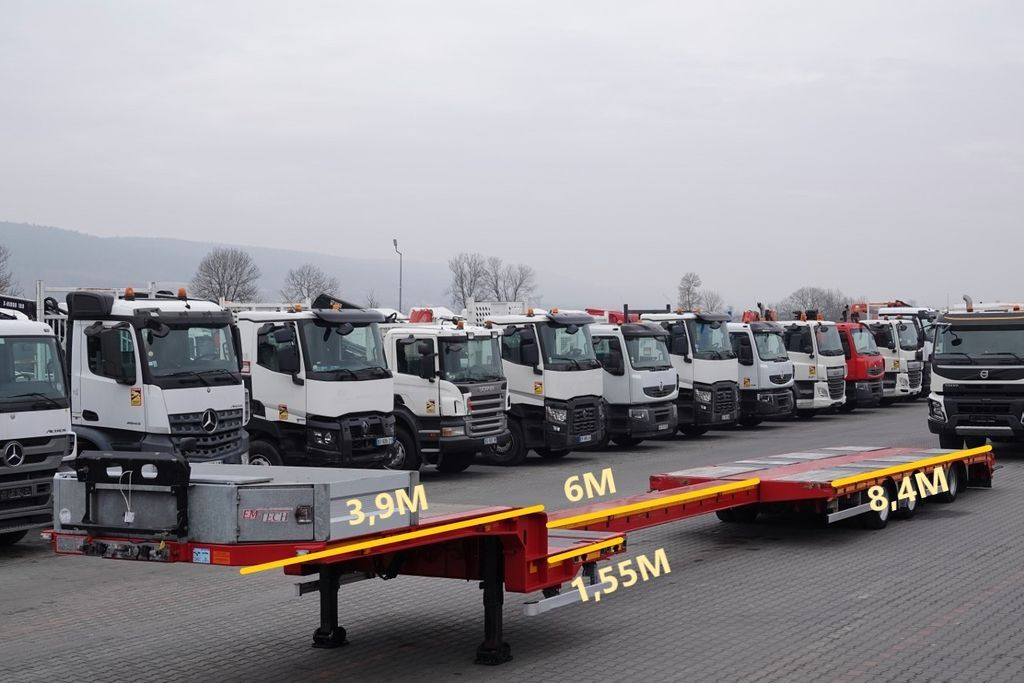 Emtech NACZEPA LAWETA / NISKOPODWOZIE / ROZCIĄGANA Emtech NACZEPA LAWETA / NISKOPODWOZIE / ROZCIĄGANA - Low loader semi-trailer: picture 2 Emtech NACZEPA LAWETA / NISKOPODWOZIE / ROZCIĄGANA Emtech NACZEPA LAWETA / NISKOPODWOZIE / ROZCIĄGANA - Low loader semi-trailer: picture 2