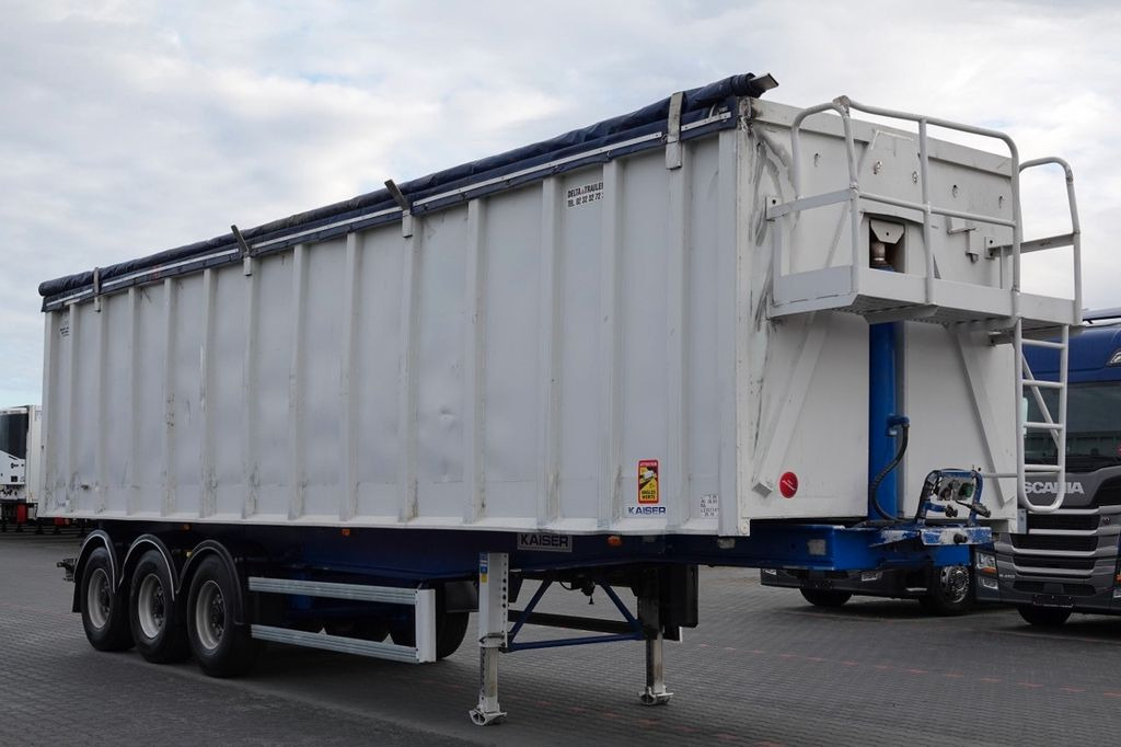 Kaiser WYWROTKA 55 m3 / ALUMINIOWA / WAGA: 5900 KG / SP - Curtainsider semi-trailer: picture 1 Kaiser WYWROTKA 55 m3 / ALUMINIOWA / WAGA: 5900 KG / SP - Curtainsider semi-trailer: picture 1