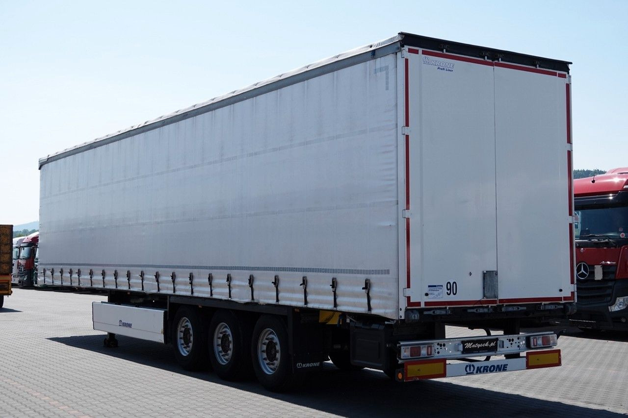 Krone FIRANKA / 2021 ROK / KOSZ NA PALETY / 2 OSIE POD - Curtainsider semi-trailer: picture 3 Krone FIRANKA / 2021 ROK / KOSZ NA PALETY / 2 OSIE POD - Curtainsider semi-trailer: picture 3