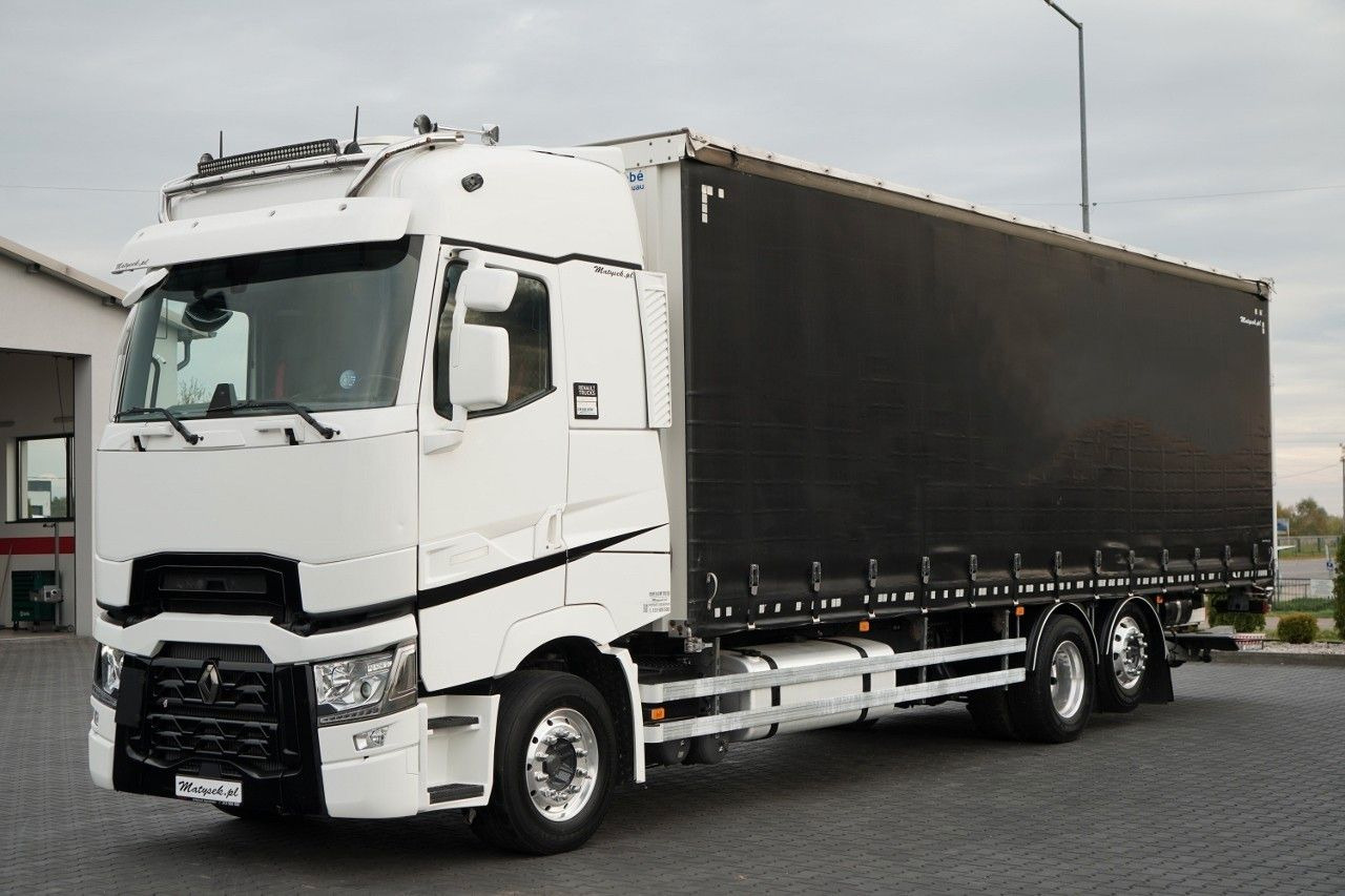Renault T 440 / 6X2 / SOLÓWKA / FIRANKA 9.5 M / I-PARK C - Curtainsider truck: picture 1 Renault T 440 / 6X2 / SOLÓWKA / FIRANKA 9.5 M / I-PARK C - Curtainsider truck: picture 1