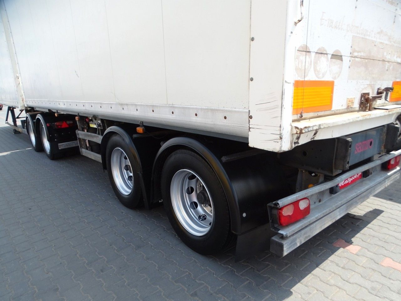 Closed box semi-trailer Samro JUMBO VEHICULAR BOX- 7,3 M + 7,3 M/KOFFER TANDEM: picture 14
