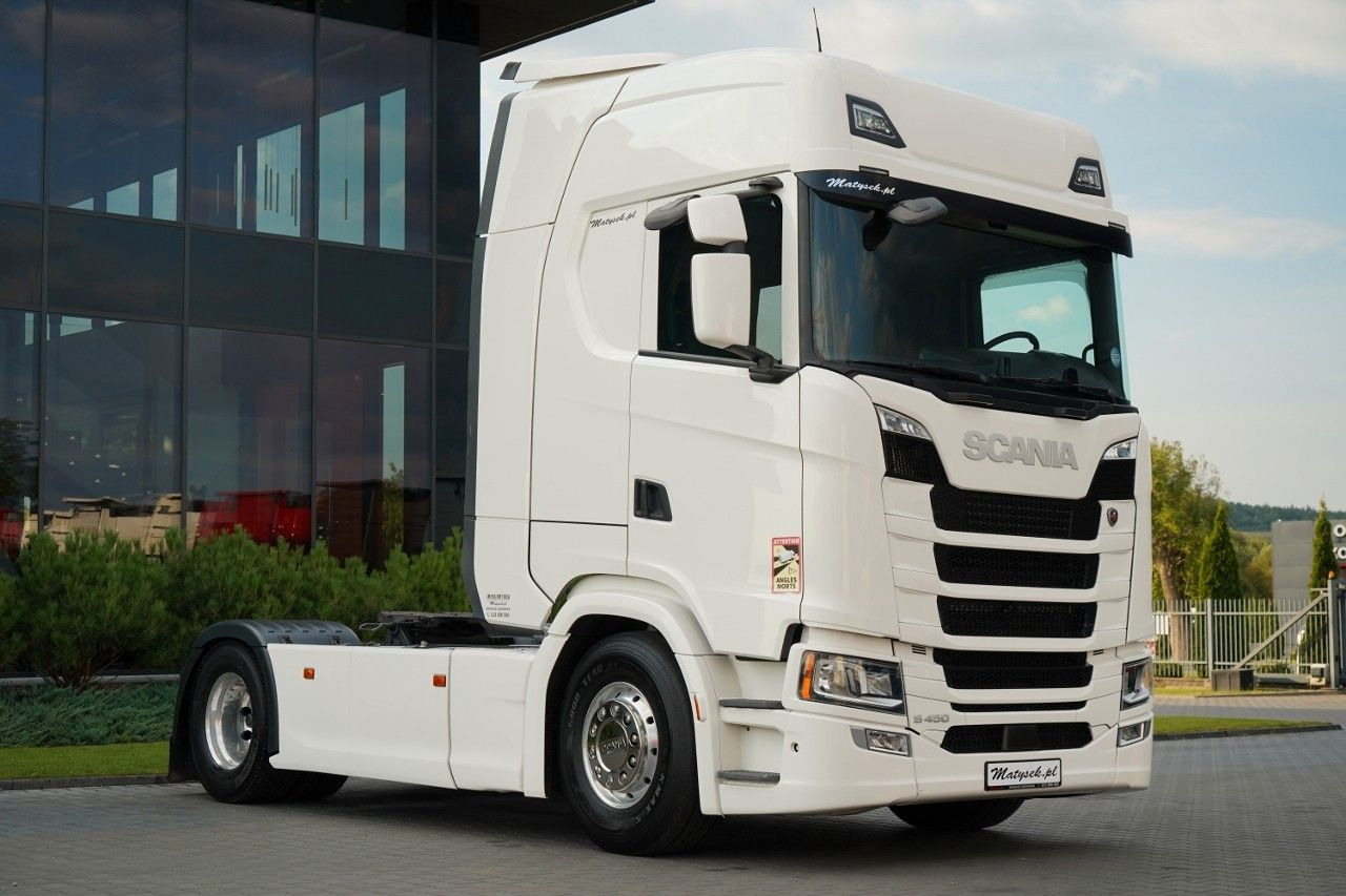 Scania S 450 / RETARDER / I-PARK COOL / ALUFELGI / NAVI - Tractor unit: picture 1 Scania S 450 / RETARDER / I-PARK COOL / ALUFELGI / NAVI - Tractor unit: picture 1