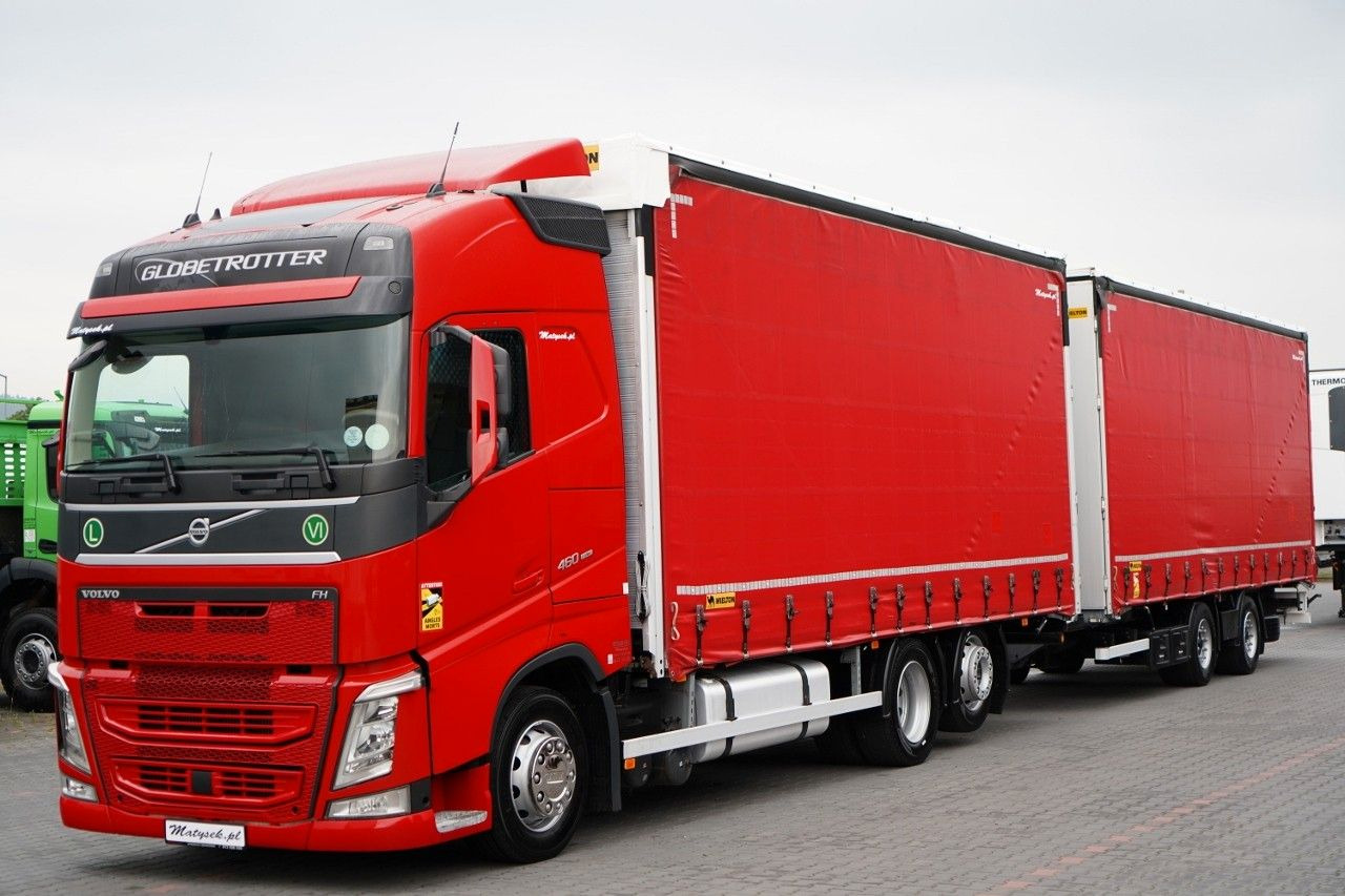 Volvo FH 460 / ZESTAW TANDEM / 120 M3 / PRZEJAZDOWY / - Curtainsider truck: picture 1 Volvo FH 460 / ZESTAW TANDEM / 120 M3 / PRZEJAZDOWY / - Curtainsider truck: picture 1