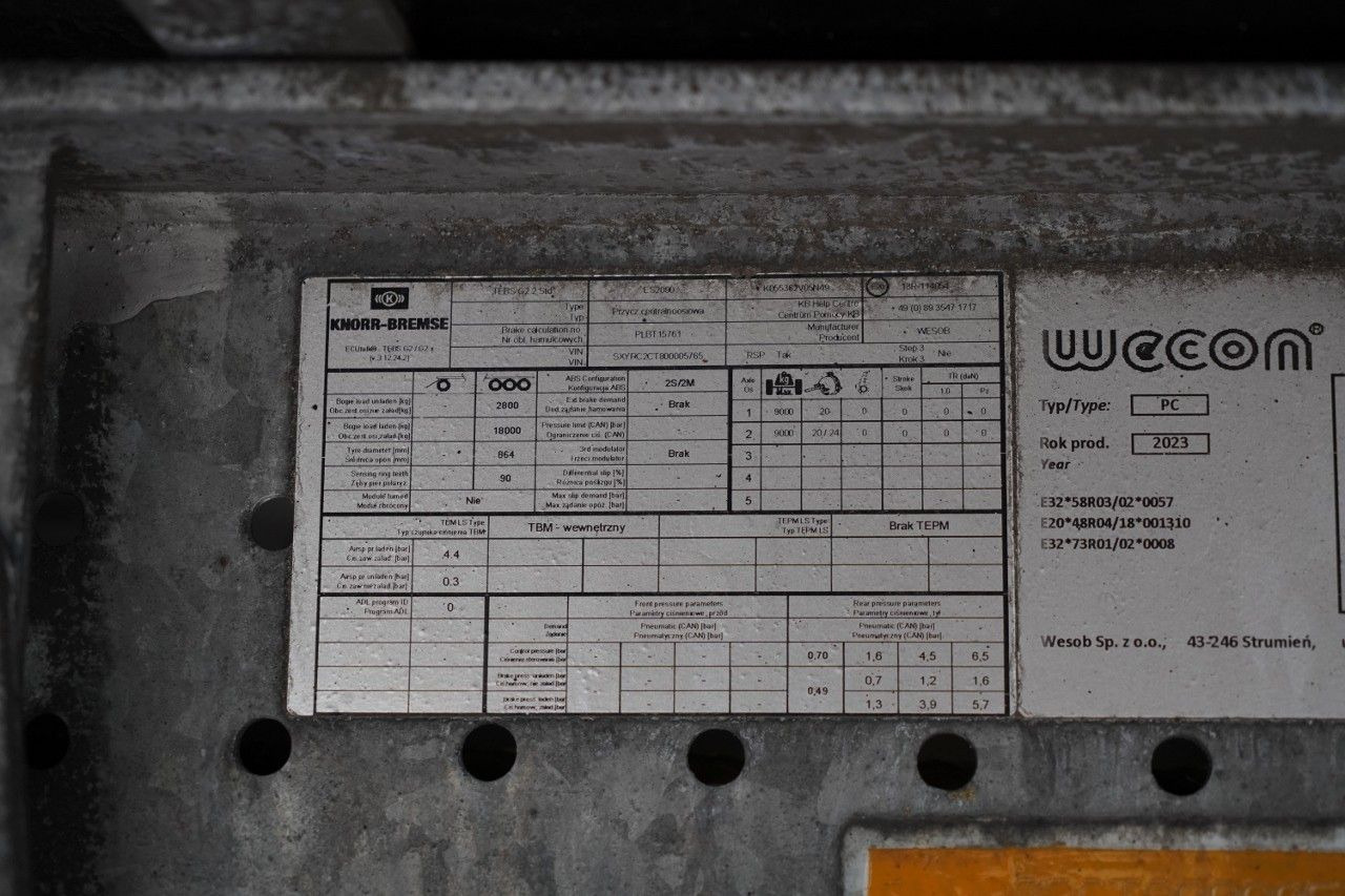 Curtainsider truck Volvo FH 500 / I-SAVE / XL / ZESTAW TANDEM PRZEJAZDOWY: picture 41