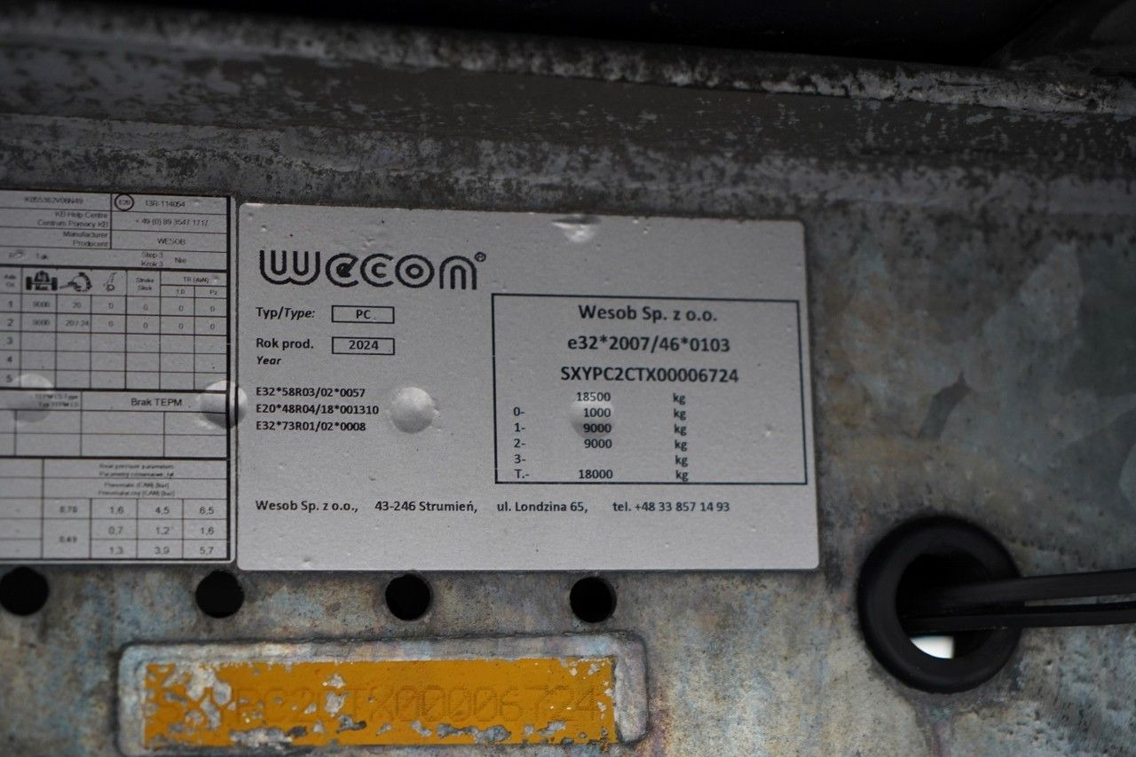 Curtainsider truck, Curtainsider trailer Volvo FH 500 /XXL / ZESTAW TANDEM PRZEJAZDOWY 120 M3 /: picture 19 Curtainsider truck, Curtainsider trailer Volvo FH 500 /XXL / ZESTAW TANDEM PRZEJAZDOWY 120 M3 /: picture 19