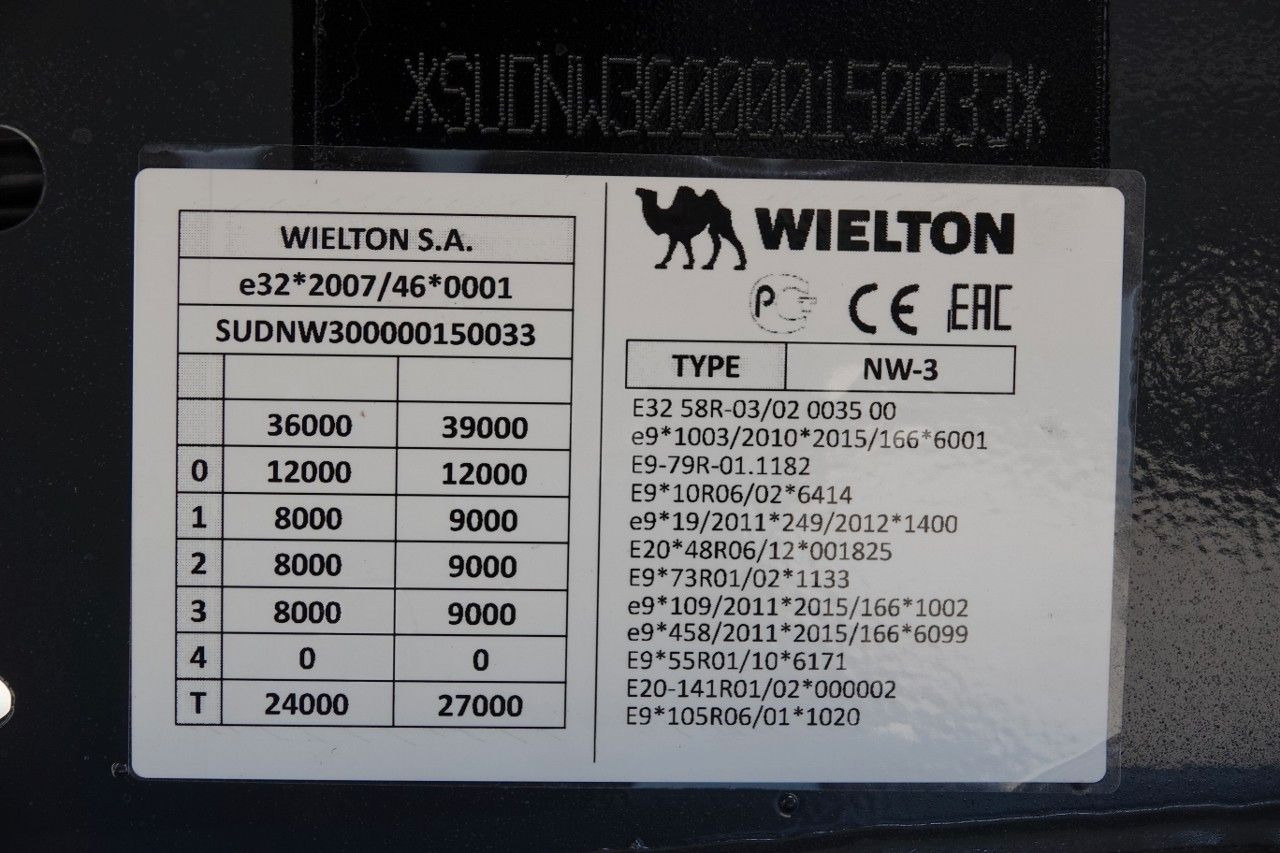 New Tipper semi-trailer Wielton YWROTKA ALUMINIOWA 36 M3 / KLAPA / FABRYCZNIE NO: picture 18 New Tipper semi-trailer Wielton YWROTKA ALUMINIOWA 36 M3 / KLAPA / FABRYCZNIE NO: picture 18