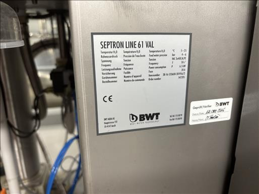 BWT Septron Line61 VAL DI Water system - Food processing equipment: picture 4 BWT Septron Line61 VAL DI Water system - Food processing equipment: picture 4