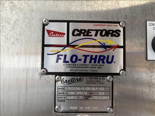 Food processing equipment Cretors Flothru FTKS150S Caramel cooking system: picture 15