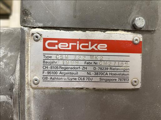 Gericke CSM722 MK2 Inline centrifugal rotary sifter - Food processing equipment: picture 4 Gericke CSM722 MK2 Inline centrifugal rotary sifter - Food processing equipment: picture 4