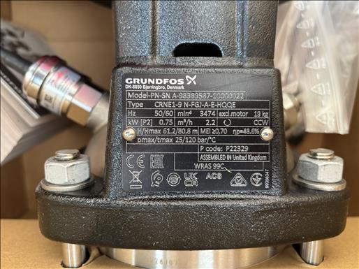 Grundfos CRNE19NFGJAEHHQ Vertical multistage centrifugal pump - Food processing equipment: picture 5 Grundfos CRNE19NFGJAEHHQ Vertical multistage centrifugal pump - Food processing equipment: picture 5