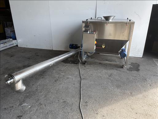 NNP Hopper and elevator screw conveyor - Conveyor: picture 2 NNP Hopper and elevator screw conveyor - Conveyor: picture 2