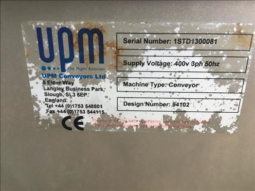 UPM Stainless conveyor - Conveyor: picture 4 UPM Stainless conveyor - Conveyor: picture 4