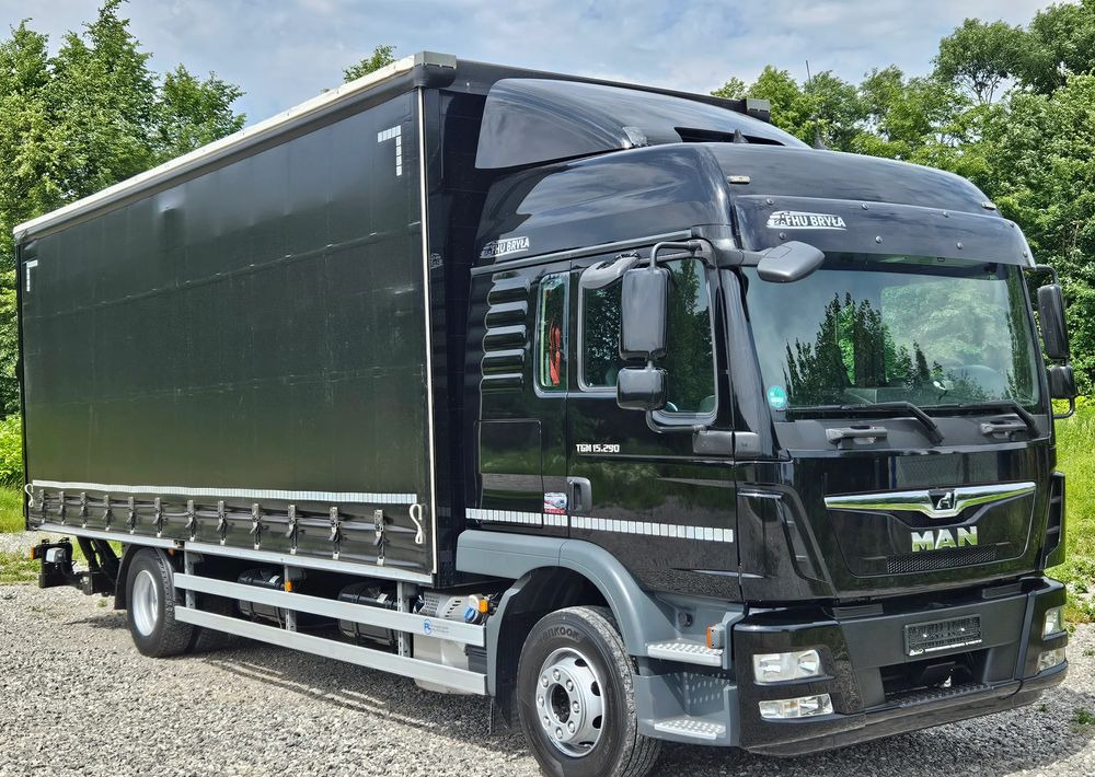 MAN TGM 15.290 / FIRANKA / 2019R / SPROWADZONY/ 7500 ŁADOWNOŚĆ / 18 PALET / E6 / JAK NOWY / WINDA / - Curtainsider truck: picture 1 MAN TGM 15.290 / FIRANKA / 2019R / SPROWADZONY/ 7500 ŁADOWNOŚĆ / 18 PALET / E6 / JAK NOWY / WINDA / - Curtainsider truck: picture 1