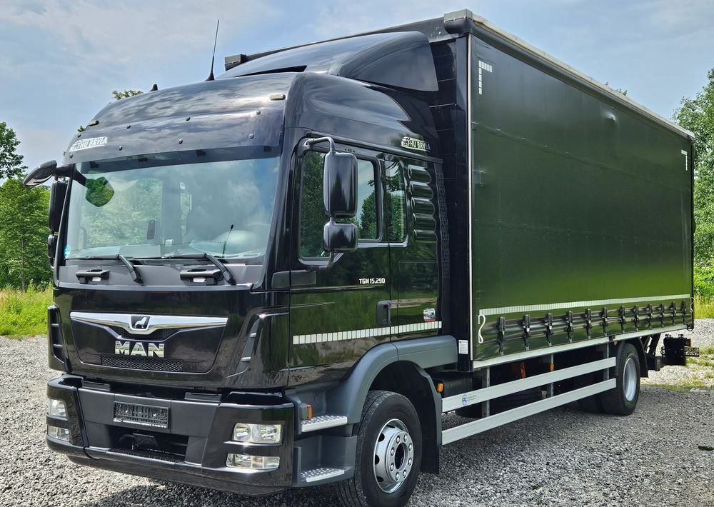 MAN TGM 15.290 / FIRANKA / 2019R / SPROWADZONY/ 7500 ŁADOWNOŚĆ / 18 PALET / E6 / JAK NOWY / WINDA / - Curtainsider truck: picture 2 MAN TGM 15.290 / FIRANKA / 2019R / SPROWADZONY/ 7500 ŁADOWNOŚĆ / 18 PALET / E6 / JAK NOWY / WINDA / - Curtainsider truck: picture 2