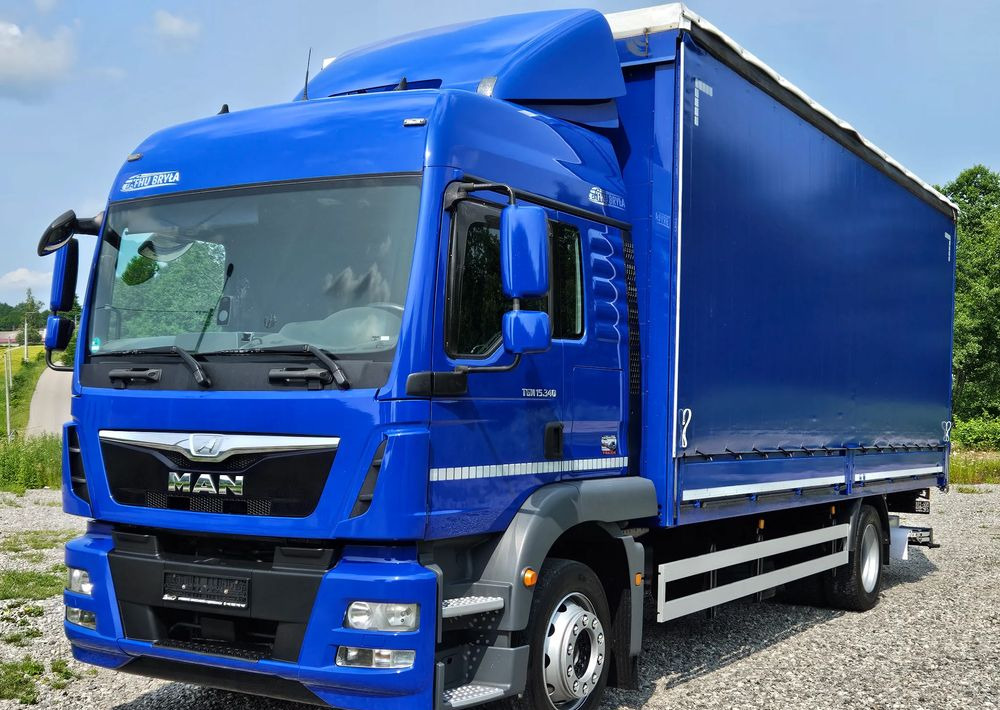 MAN TGM 18.340/15.340/E6/WINDA/NISKI PRZEBIEG/FIRANKA/BURTO-FIRANKA/18PALET/WINDA/NISKI PRZEBIEG/2016/SERWISOWANY - Curtainsider truck: picture 1 MAN TGM 18.340/15.340/E6/WINDA/NISKI PRZEBIEG/FIRANKA/BURTO-FIRANKA/18PALET/WINDA/NISKI PRZEBIEG/2016/SERWISOWANY - Curtainsider truck: picture 1