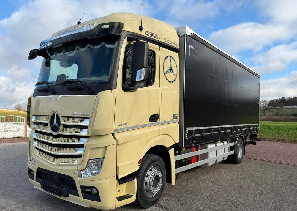 Mercedes-Benz ACTROS 1846 / FIRANKA / WINDA / 18 EUROPALET / AUTOMAT / Z NIEMIEC / 2019 / PRZEBIEG 370 TYŚ KM - Curtainsider truck: picture 1 Mercedes-Benz ACTROS 1846 / FIRANKA / WINDA / 18 EUROPALET / AUTOMAT / Z NIEMIEC / 2019 / PRZEBIEG 370 TYŚ KM - Curtainsider truck: picture 1