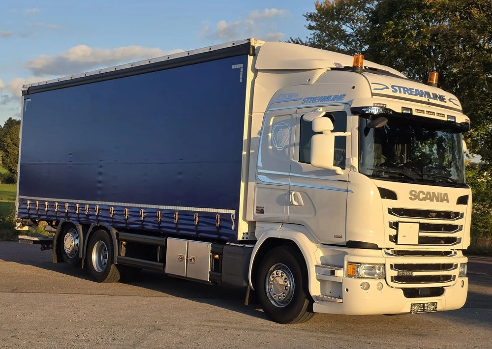 Scania G360 / BURTO-FIRANKA / 3 OSIE / WINDA / 20PALET / E6 / SYPIALNA KABINA / SPROWADZONY / JAK NOWA PRZEBIEG 490TYŚ / ŁADOWNOŚĆ 14500KG / - Curtainsider truck: picture 2 Scania G360 / BURTO-FIRANKA / 3 OSIE / WINDA / 20PALET / E6 / SYPIALNA KABINA / SPROWADZONY / JAK NOWA PRZEBIEG 490TYŚ / ŁADOWNOŚĆ 14500KG / - Curtainsider truck: picture 2