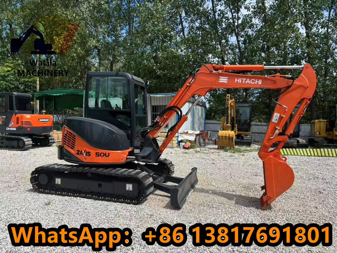HITACHI ZX50 - Mini excavator: picture 4 HITACHI ZX50 - Mini excavator: picture 4