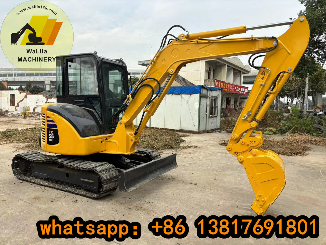 KOMATSU PC 55 MR-3 - Mini excavator: picture 1 KOMATSU PC 55 MR-3 - Mini excavator: picture 1