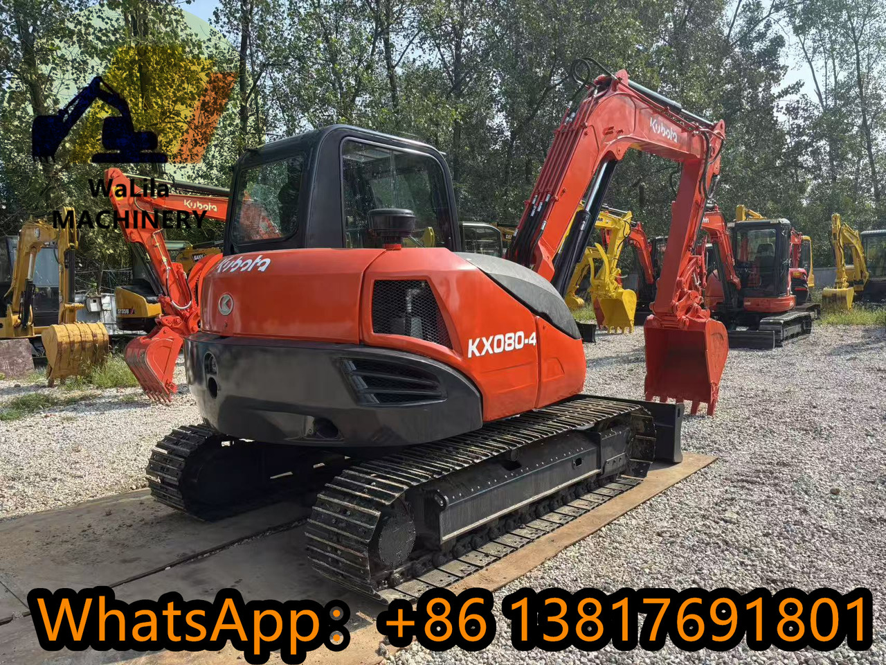 KUBOTA KX080-4 - Mini excavator: picture 5 KUBOTA KX080-4 - Mini excavator: picture 5