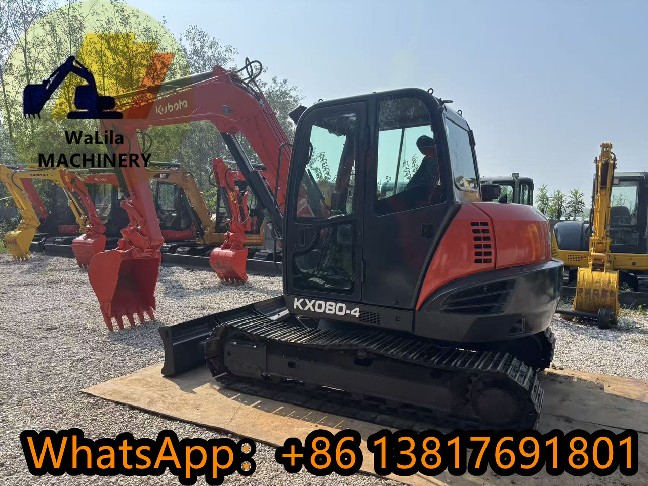KUBOTA KX080-4 - Mini excavator: picture 4 KUBOTA KX080-4 - Mini excavator: picture 4